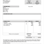 Price Quotation Excel Template